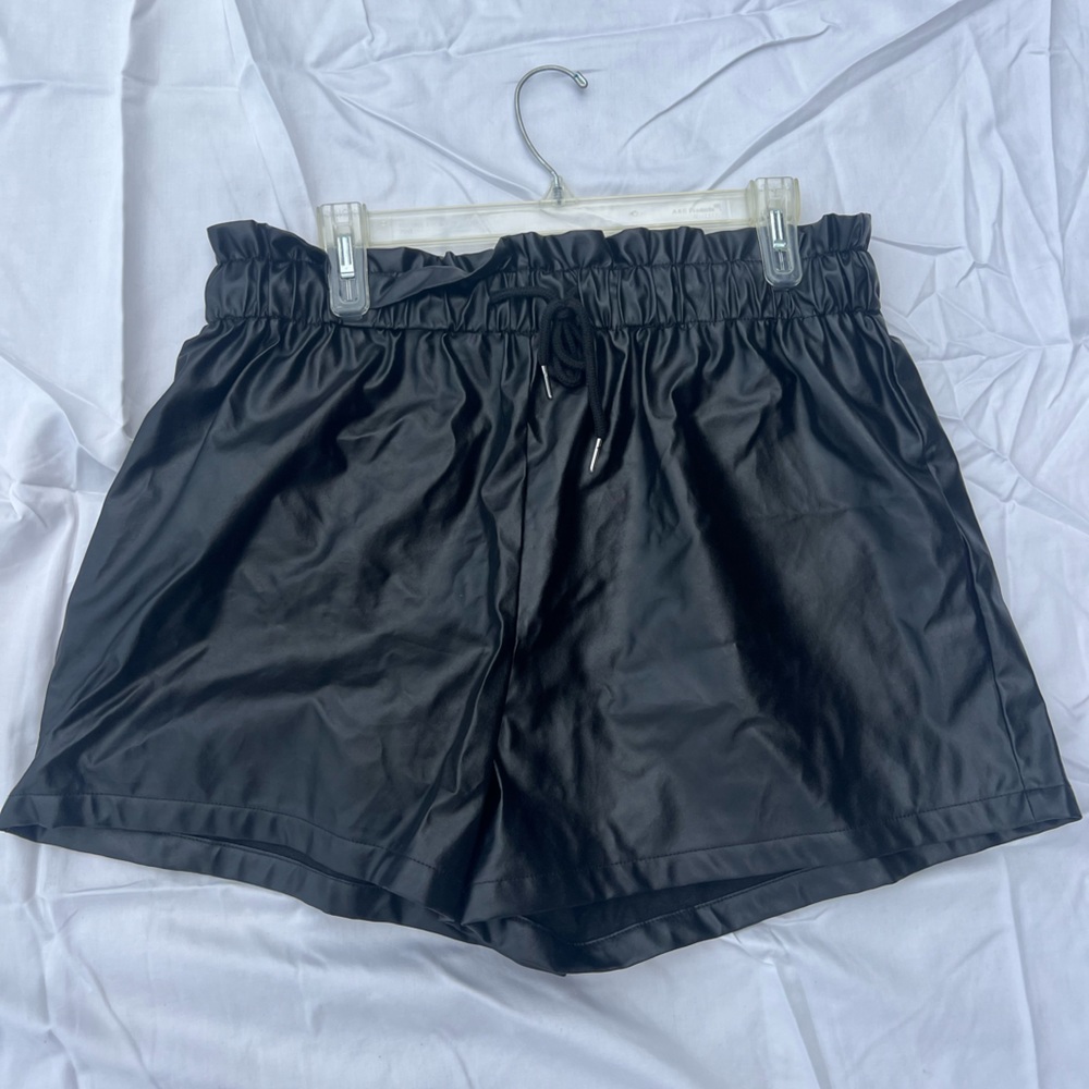 Faux Leather shorts